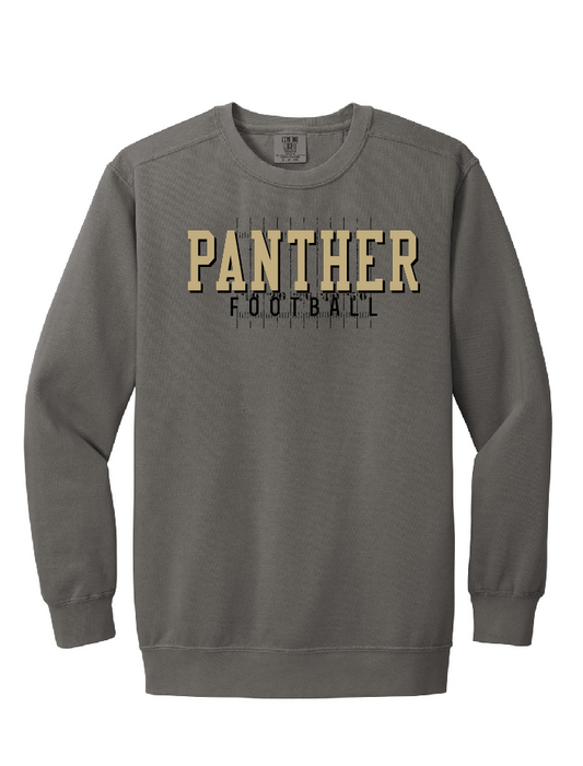 Comfort Colors Panther Football Crewneck