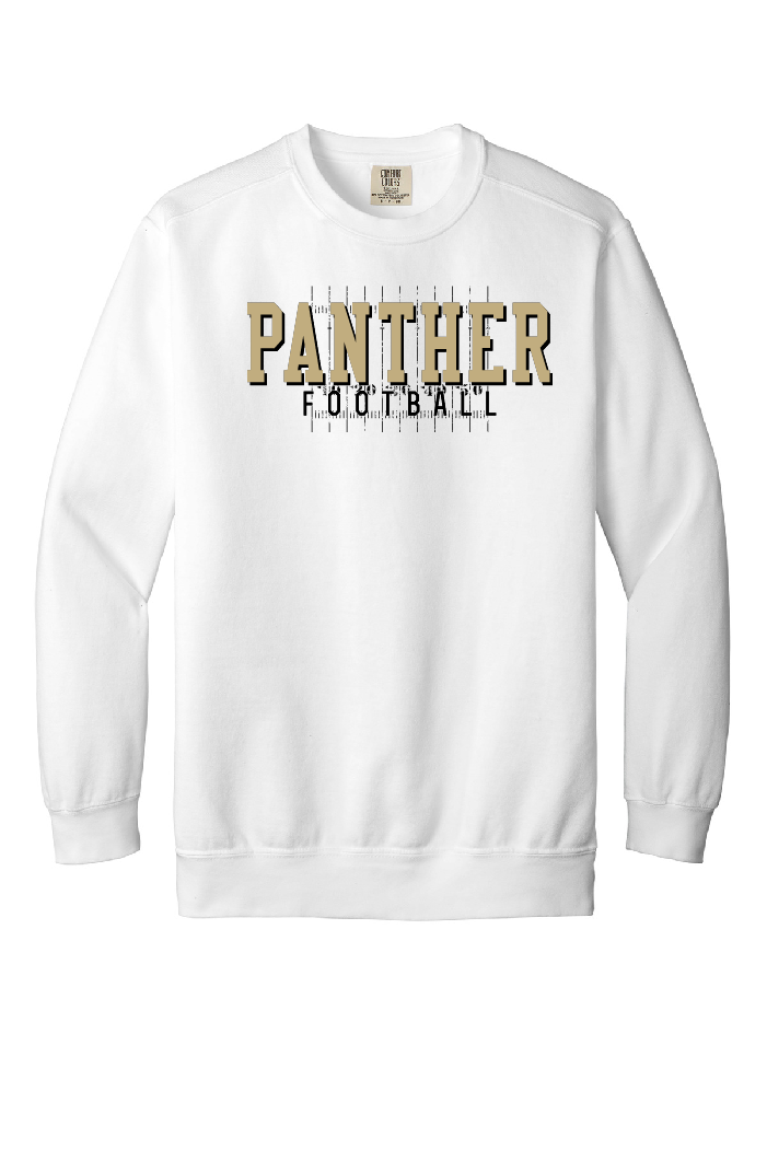 Comfort Colors Panther Football Crewneck