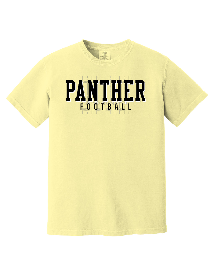 Comfort Colors Panther Football Tee