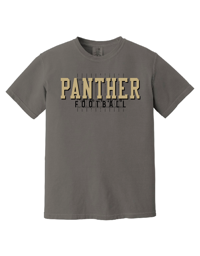 Comfort Colors Panther Football Tee