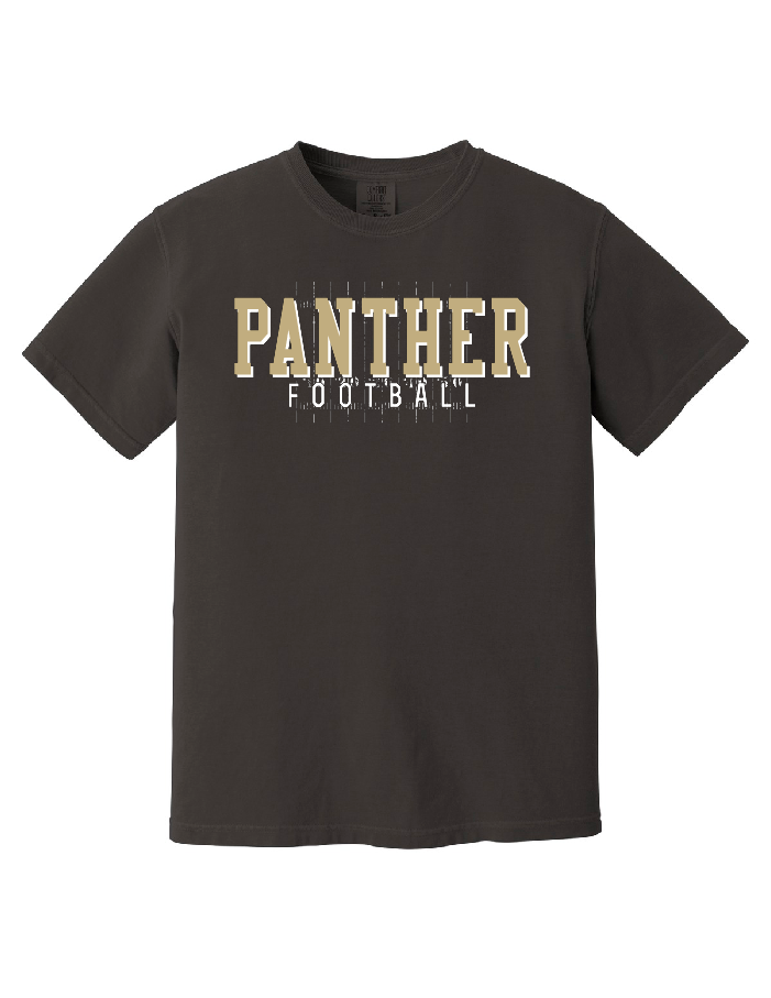 Comfort Colors Panther Football Tee