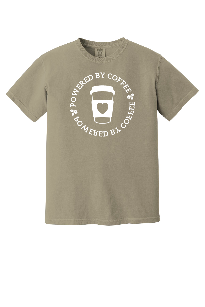 Powered by Coffee Short Sleeve Tee