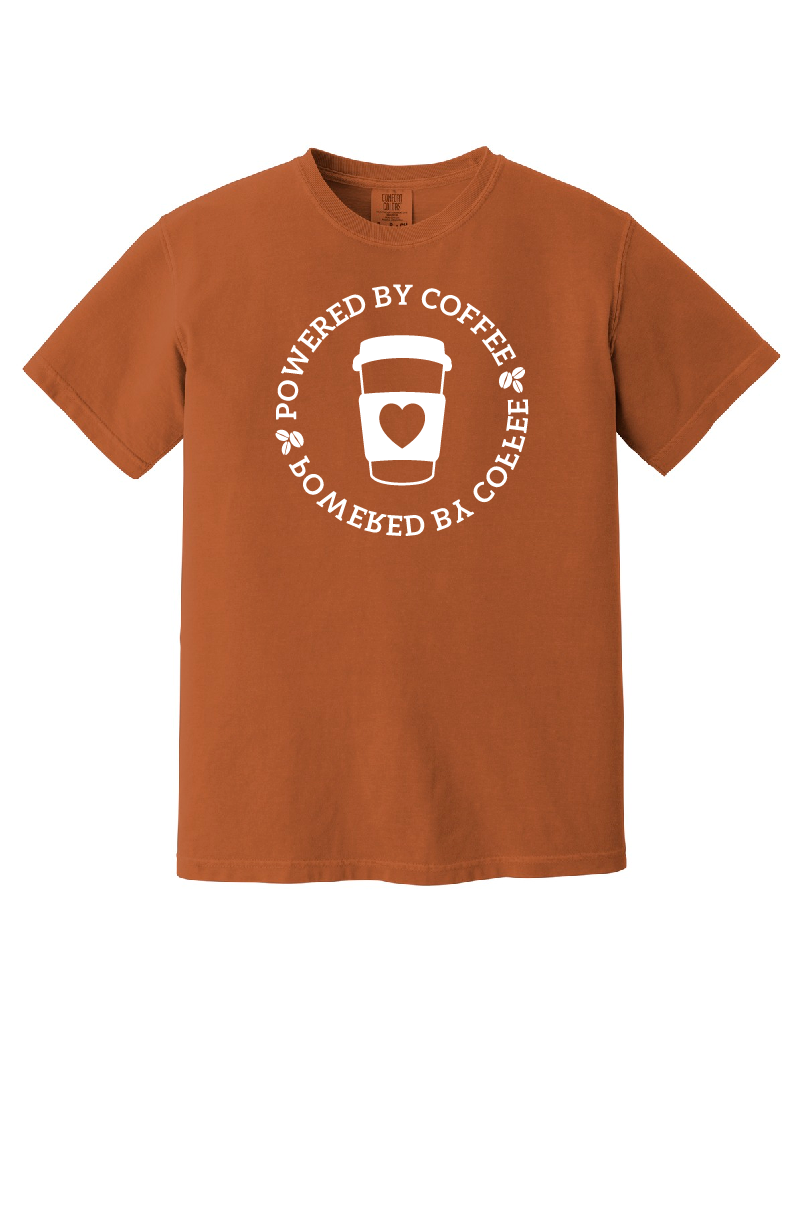 Powered by Coffee Short Sleeve Tee