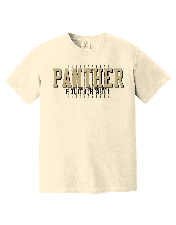 Comfort Colors Panther Football Tee