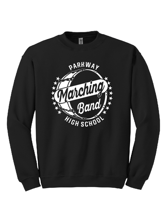 Black Parkway Marching Band Crewneck