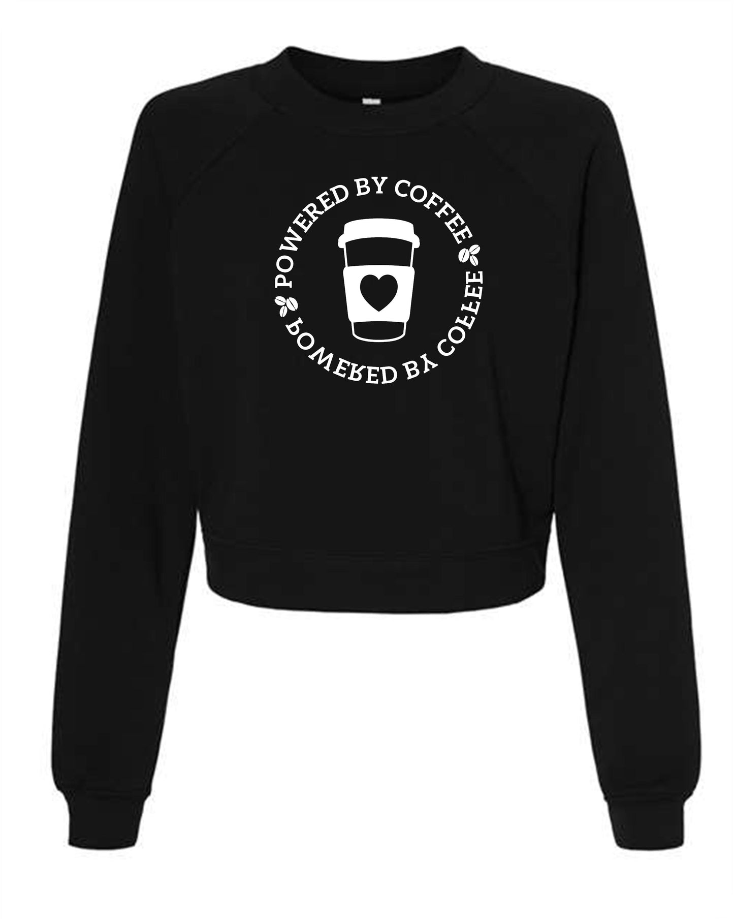 Powered By Coffee Crewneck Sweatshirt