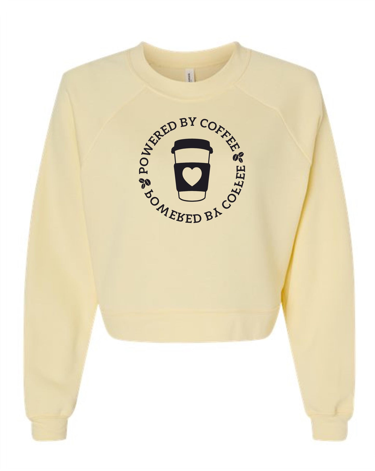 Powered By Coffee Crewneck Sweatshirt