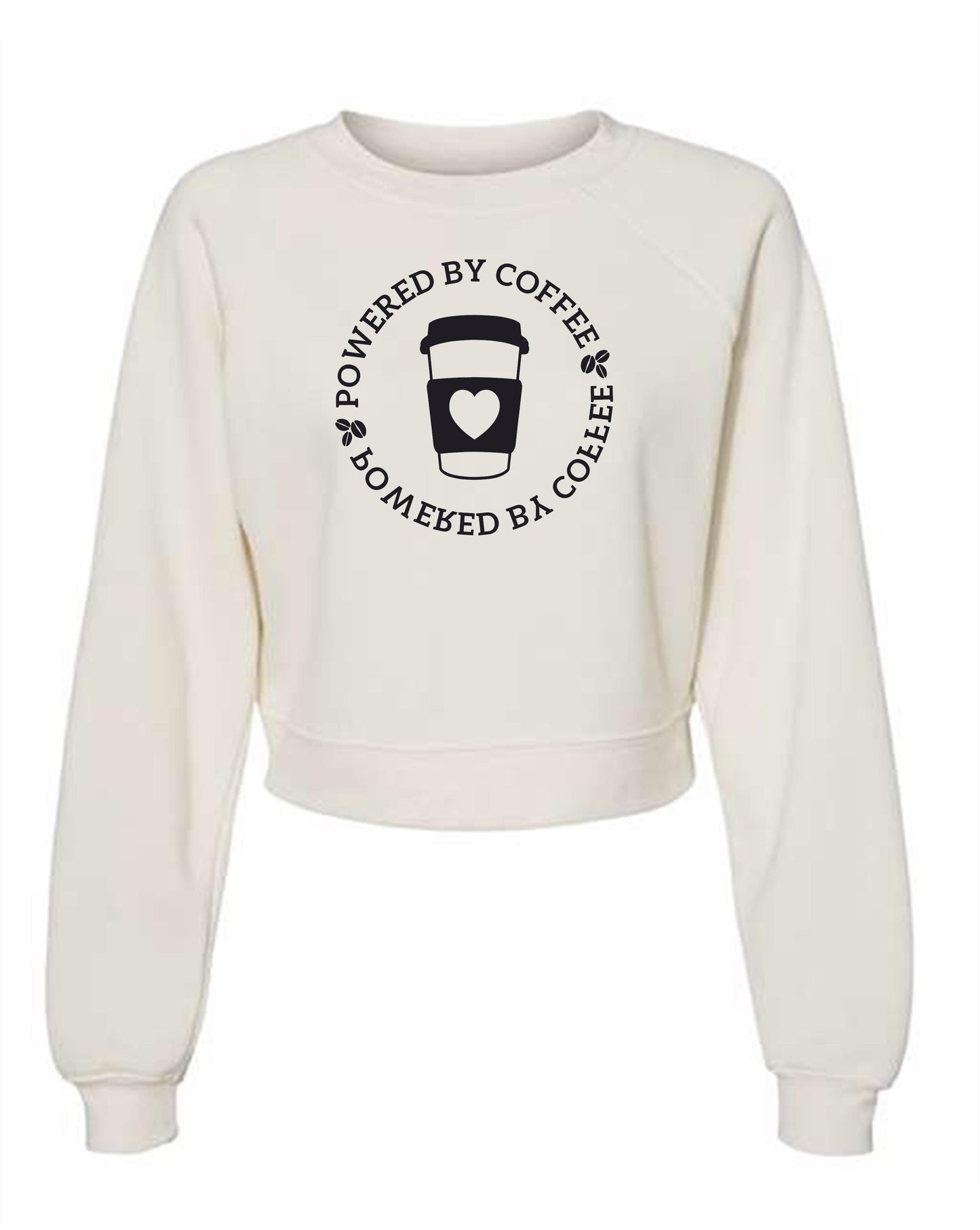 Powered By Coffee Crewneck Sweatshirt